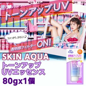 【Alice限定版】 日本樂敦 SKIN AQUA 彩虹透明感防曬霜 SPF50+ (80g)